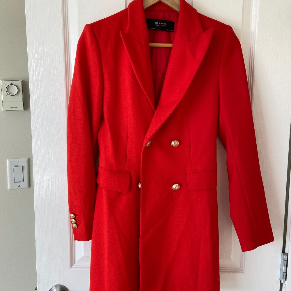 Zara Red Coat/Jacket